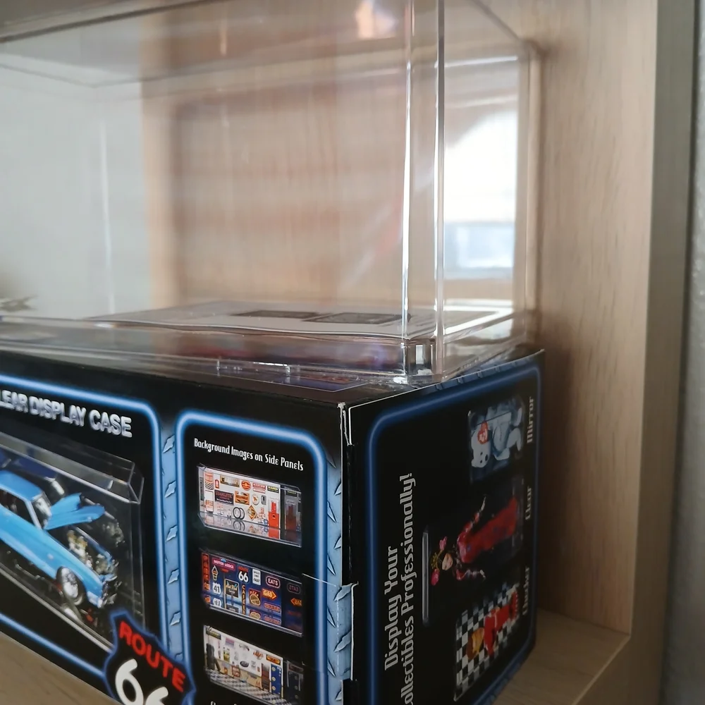 Pioneer Display Case with Clear‎ Bottom for 1/24 Scale Cars NEW